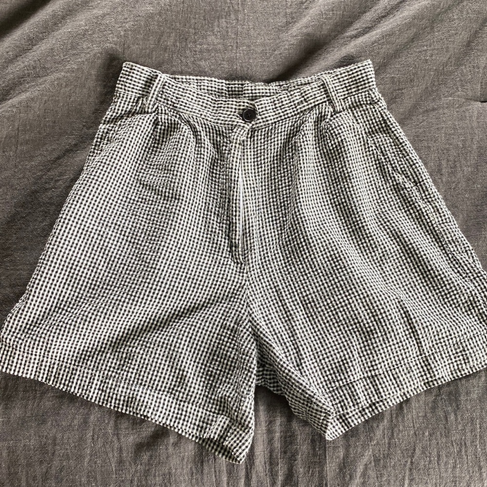 Checkered shorts